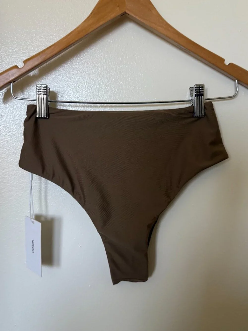 NWT Mikoh Brown Bikini Bottom S